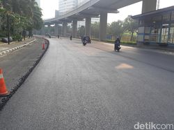 Bina Marga: Perbaikan Jl HR Rasuna Said Arah Mampang 100%, Arah Menteng 70%
