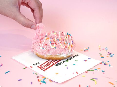 Krispy Kreme Pink Doughnut