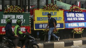 Mario Dandy Disidang, PN Jaksel Penuh Karangan Bunga