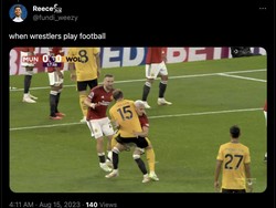 Satu lagi insiden yang dianggap menguntungkan MU dan merugikan Wolves. Foto: dok. Internet/Twitter