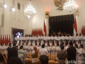 Saat Paskibraka 2023 Nyanyikan Lagu Terima Kasih ke Jokowi hingga Megawati