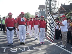Gerak Jalan 45 Km di Karangasem, Peserta yang Finis Cuma Dapat Rp 40 Ribu