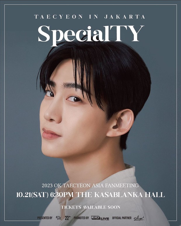 Ok Taec Yeon's portrait in 'SpecialTY' fanmeeting poster