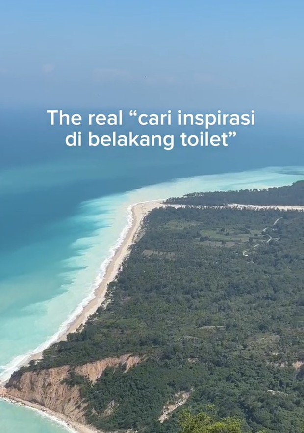 View belakang sekolah/Foto: tiktok.com/leo_edw View belakang sekolah