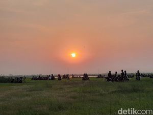 Ini Destinasi Sunset Dadakan yang Viral di Pati