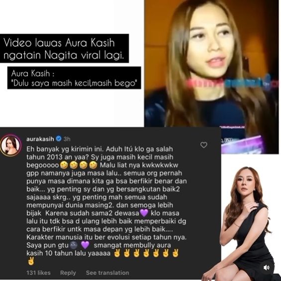 Komentar Aura Kasih