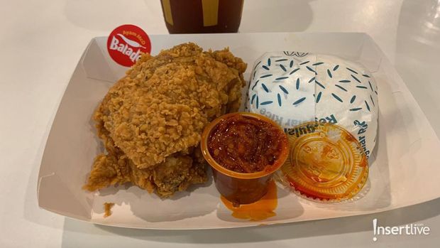 Menu ayam McDonald's dengan sambal balado