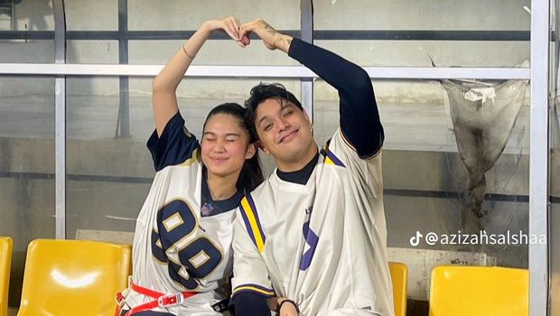 Azizah Salsha dan Philo Paz Armand