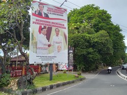 Baliho Jokowi Dukung Prabowo Bertebaran, Gerindra Bali: Sah-sah Saja