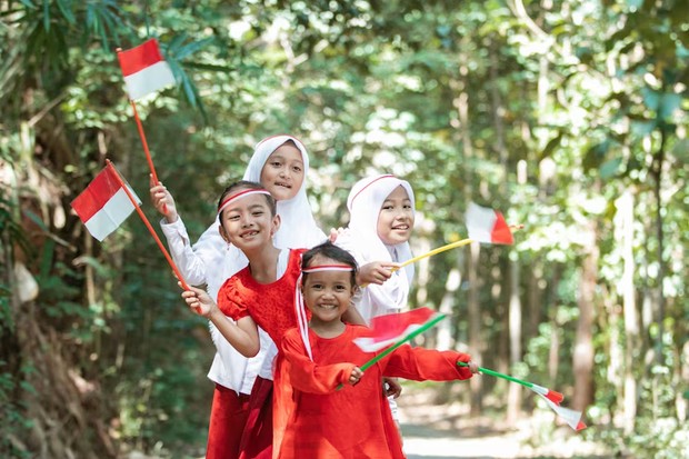 Bendera Indonesia mirip bendera Monako/Foto: Freepik.com/odua fakta bendera merah putih indonesia
