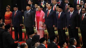 Deretan Menteri Kabinet Indonesia Maju Hadir di Sidang Tahunan MPR