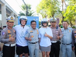 Sasar Turis Asing, Jasa Raharja Gelar Kampanye Keselamatan Lalin di Bali