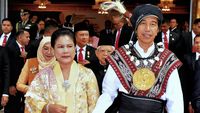 7 Gaya Iriana Jokowi di Sidang Tahunan MPR, Berhijab Hingga Sanggulan