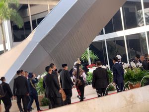Jokowi dan Iriana Tiba di Sidang Tahunan MPR
