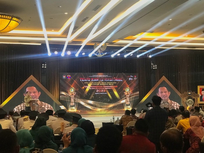 Menteri Dalam Negeri Tito Karnavian di Discovery Hotel Jakarta Utara pada Selasa (15/8/2023) malam. Foto: Helmy Akbar / detikBali