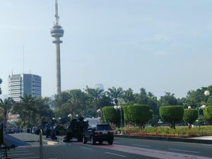 Gedung DPR Dijaga Ketat Paspampres Jelang Sidang Tahunan