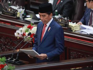 Momen Jokowi Sampaikan Nota RAPBN 2024