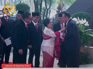 Megawati Hadiri Sidang Tahunan MPR, SBY Absen Megawati Hadiri Sidang Tahunan MPR, SBY Absen