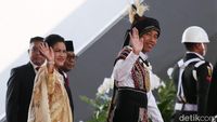 Pakai Baju Adat Tanimbar Maluku, Jokowi Tiba di Sidang Tahunan MPR