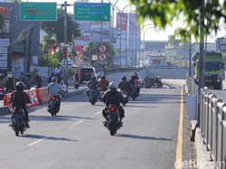 Sah! Motor Dilarang Lewat Underpass Kentungan, Nekat Kena Tilang