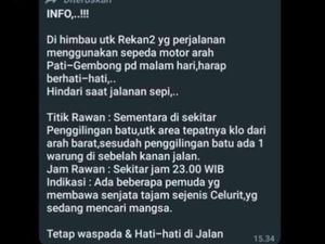 Heboh Pesan Jalan Pati-Gembong Rawan Begal, Polisi Turun Tangan