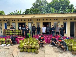 Gudang Gas Oplosan di Depok dan Tangsel Digerebek, 8 Orang Ditangkap