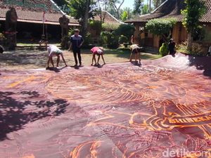 Manfaatkan Limbah, Perajin Kulon Progo Ciptakan Batik Garuda Raksasa Manfaatkan Limbah, Perajin Kulon Progo Ciptakan Batik Garuda Raksasa