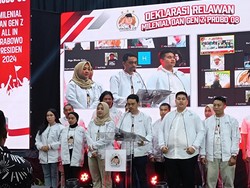 Relawan Probo 08 Deklarasi Prabowo Subianto Capres 2024