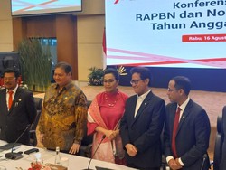 Sri Mulyani Digoda Airlangga-Basuki Gegara Pakai Kebaya Warna Pink ala Barbie