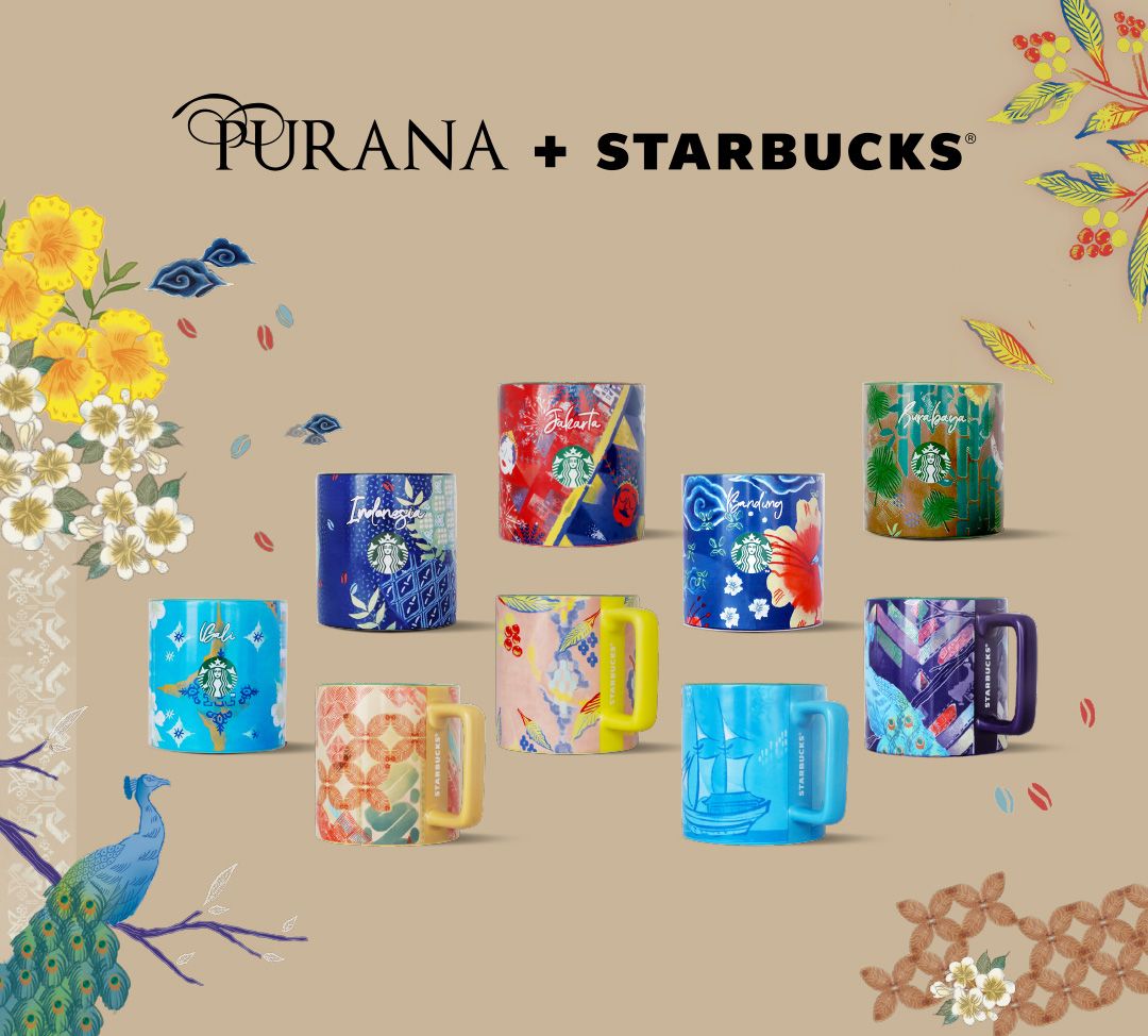Starbucks Hadirkan Koleksi Merchandise Terbarunya yang Mengangkat Keragaman Kain Indonesia, Bersama Purana