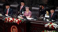 Suasana Rapat RAPBN 2024 di DPR