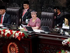 Suasana Rapat RAPBN 2024 di DPR