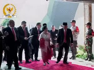 Berkebaya Nuansa Merah Putih, Megawati Hadiri Sidang Tahunan 2023 Berkebaya Nuansa Merah Putih, Megawati Hadiri Sidang Tahunan 2023