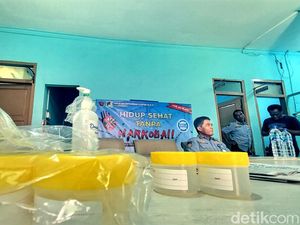UPP Palabuhanratu Gelar Tes Urine Buntut Oknum Karyawan Miliki Sabu