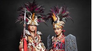 7 Foto Gaya Erina dan Kaesang Menang Baju Adat Terbaik di Upacara HUT RI