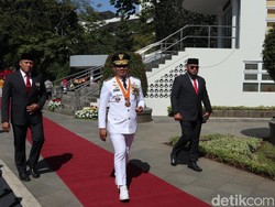 Tangisan Ridwan Kamil di Upacara HUT ke-78 RI