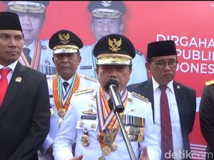 Upacara HUT RI, Gubernur Al Haris Ingatkan Kondusivitas Jelang Pemilu 2024