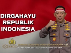 Kapolri: Dirgahayu Republik Indonesia, Terus Melaju untuk Indonesia Maju