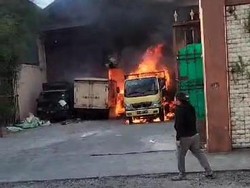 Gudang Kain di Manang Sukoharjo Terbakar!