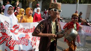 Kemeriahan Karnaval Kemerdekaan di Menteng Jakpus