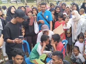 Lomba Muka Jelek Meriahkan HUT ke-78 RI di Labuan Bajo