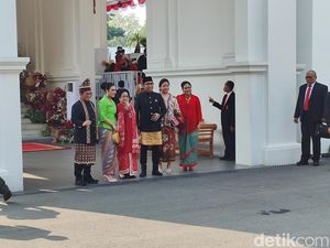 Megawati Hadiri Upacara HUT Ke-78 RI di Istana Merdeka