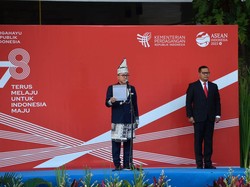 Zulhas Pimpin Upacara HUT ke-78 RI di Kemendag, Bicara Makna Kemerdekaan