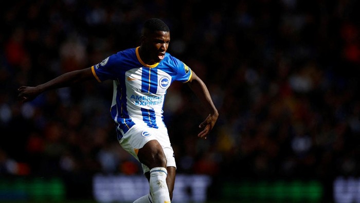 FILE PHOTO: Soccer Football - Premier League - Brighton & Hove Albion v Brentford - The American Express Community Stadium, Brighton, Britain - April 1, 2023 Brighton & Hove Albions Moises Caicedo in action Action Images via Reuters/John Sibley EDITORIAL USE ONLY. No use with unauthorized audio, video, data, fixture lists, club/league logos or live services. Online in-match use limited to 75 images, no video emulation. No use in betting, games or single club /league/player publications.  Please contact your account representative for further details./File Photo