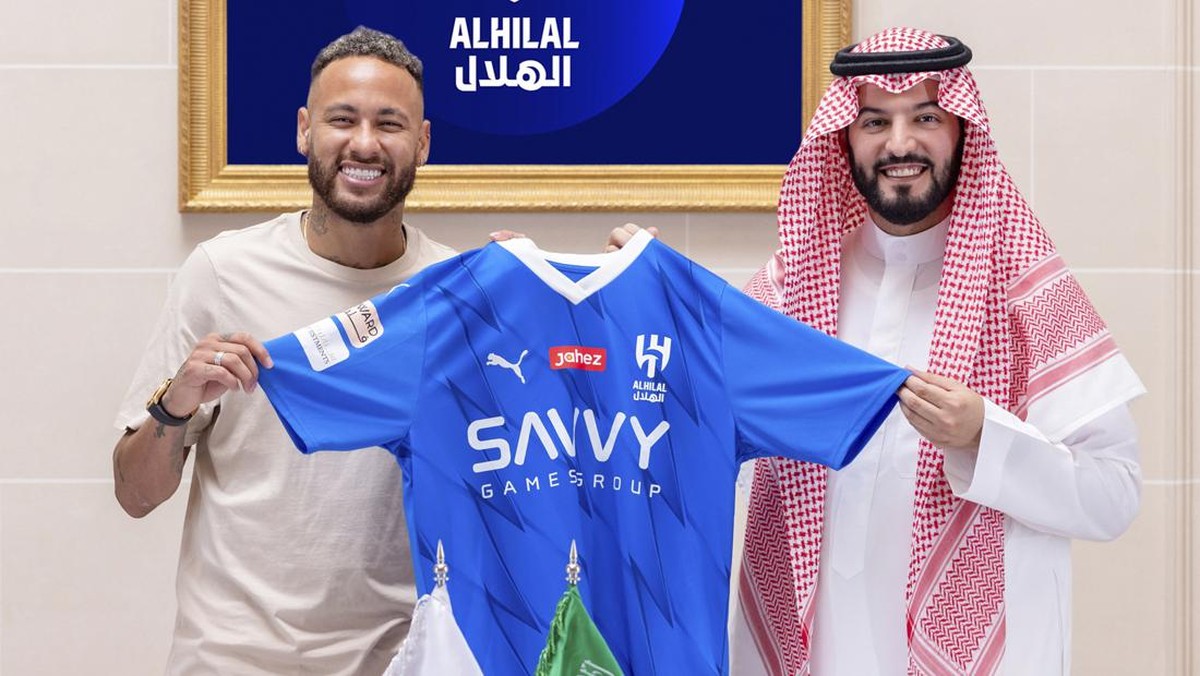 Neymar gabung ke Al Hilal. (Foto: AP/)