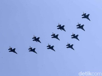 Parade dan Atraksi Pesawat Meriahkan HUT ke-78 RI