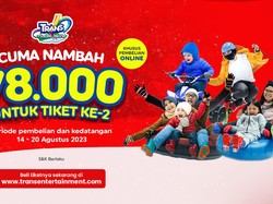 Promo HUT ke-78 RI, Cuma Nambah 78 Ribu Bisa Main Salju Sepuasnya di Trans Snow