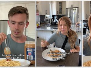 Suami Masak Spaghetti Selai Stroberi dan Kacang, Sang Istri Terharu!