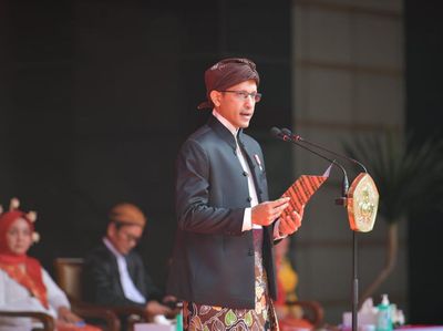 Potret Upacara HUT ke-78 RI di Kemendikbud & Pesan Nadiem soal Merdeka Belajar