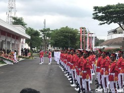 Diguyur Gerimis, Upacara HUT RI di Gedung Agung Jogja Berjalan Khidmat